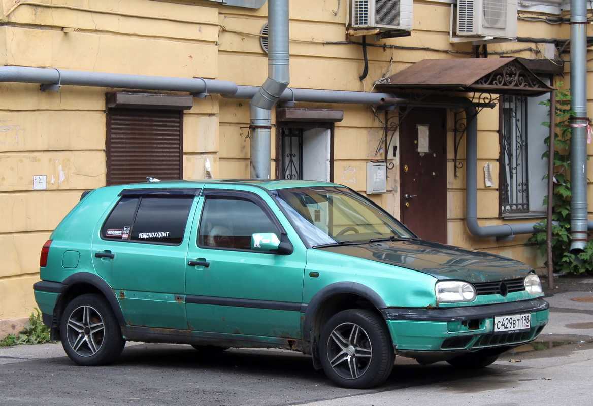 Санкт-Петербург, № С 429 ВТ 198 — Volkswagen Golf III '91-98