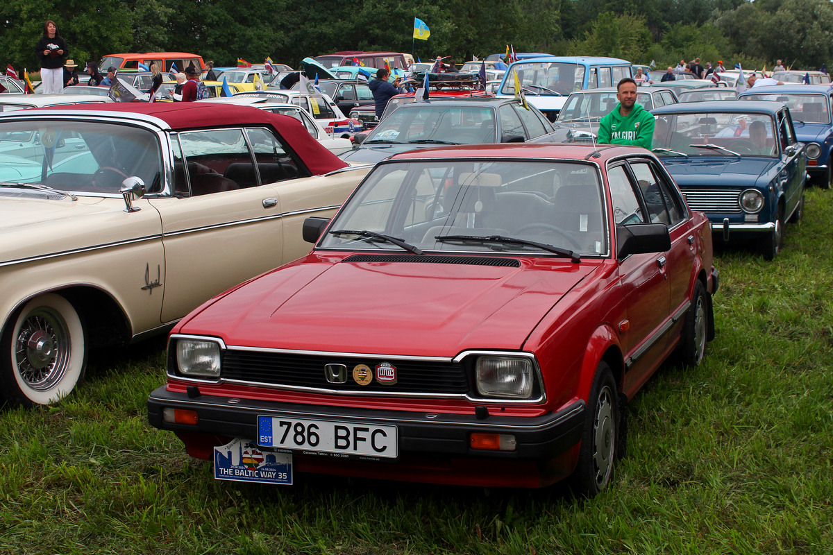 Эстония, № 786 BFC — Honda Civic (2G) '79-83; Литва — Baltijos kelias 35