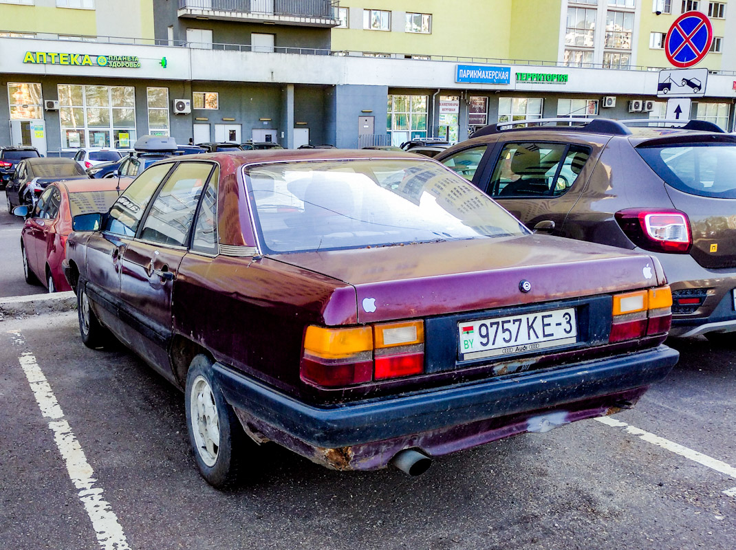 Гомельская область, № 9757 КЕ-3 — Audi 100 (C3) '82-91