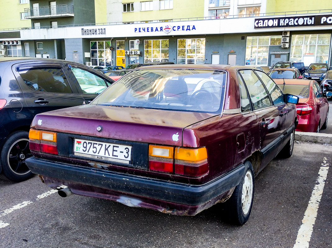 Гомельская область, № 9757 КЕ-3 — Audi 100 (C3) '82-91