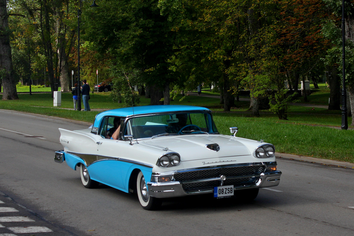 Эстония, № 08 ZSB — Ford Fairlane (2G) '57-59; Латвия — Retro Jūrmala 25