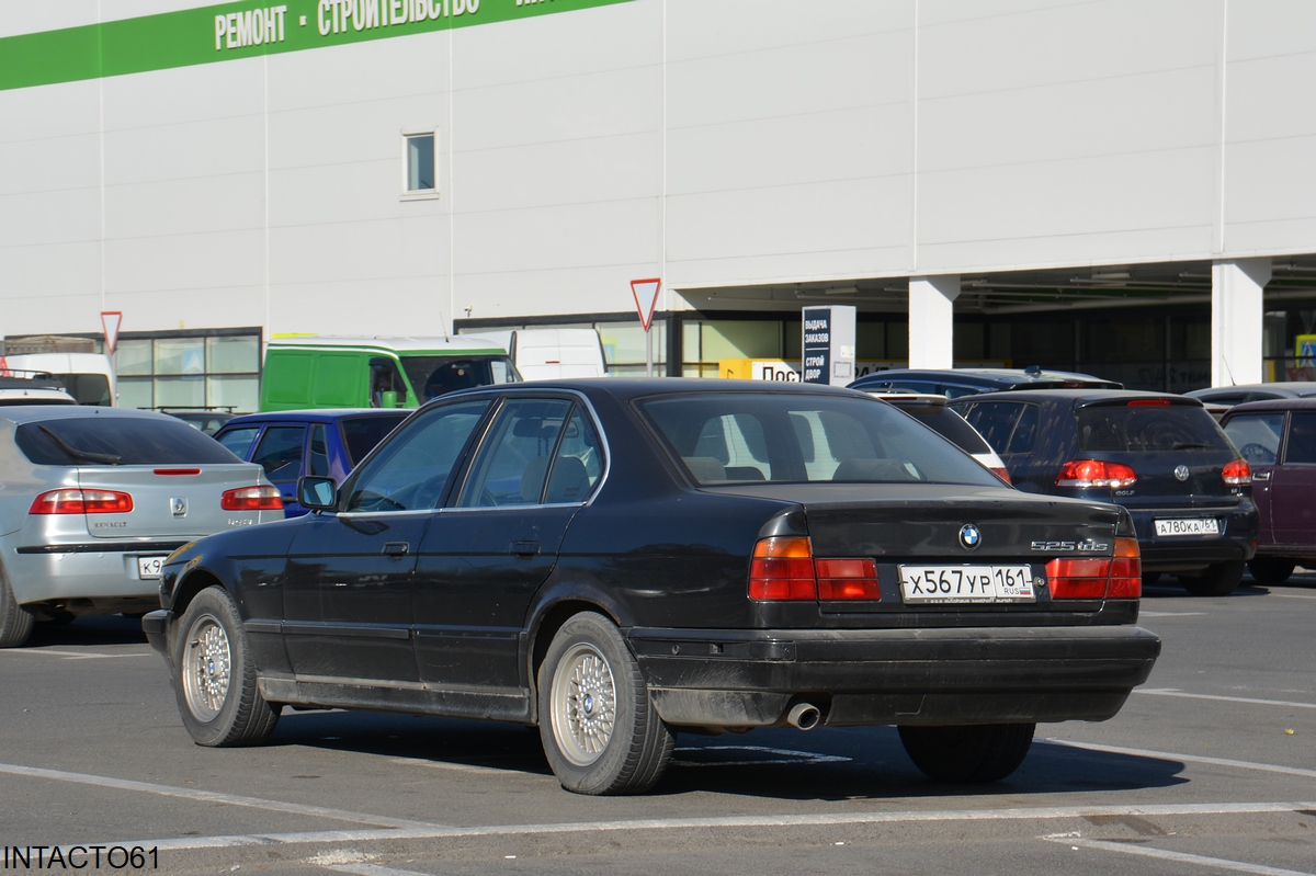 Ростовская область, № Х 567 УР 161 — BMW 5 Series (E34) '87-96