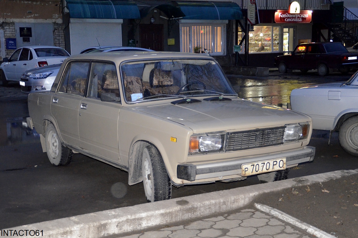 Ростовская область, № Р 7070 РО — ВАЗ-2105 '80-88