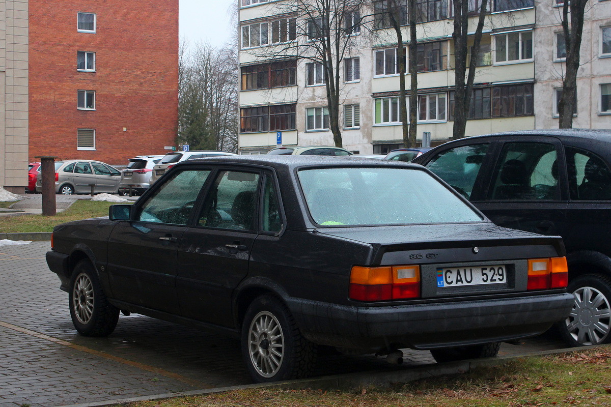 Литва, № CAU 529 — Audi 80 (B2) '78-86