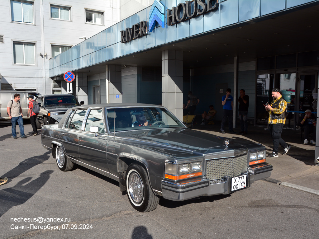 Санкт-Петербург, № Х 777 ОО 178 — Cadillac Fleetwood (1G) '85-93; Санкт-Петербург — Выставка классических и кастомных автомобилей и мотоциклов "Original Meet 2024"