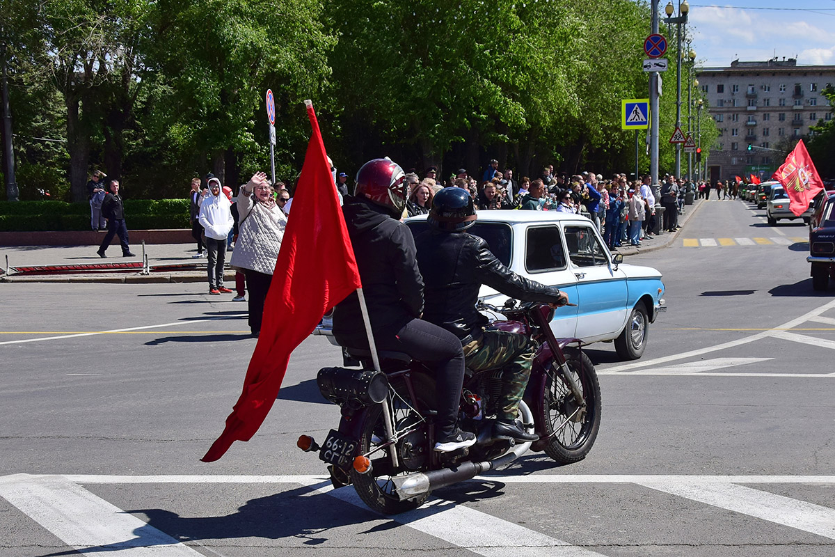 Волгоградская область, № 66-12 СГШ — Иж-49 '50-58; Волгоградская область — День Победы 9 мая 2024