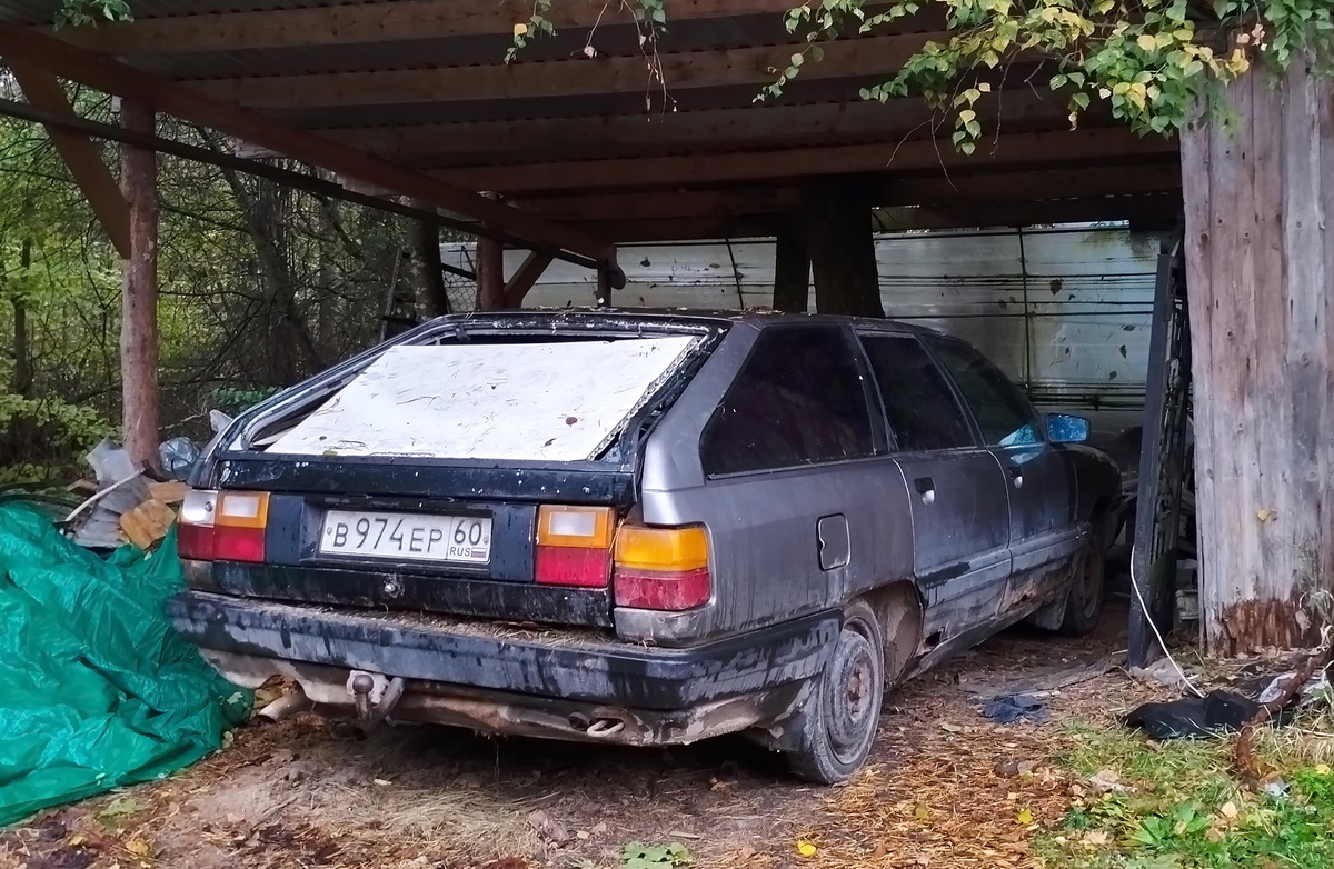 Псковская область, № В 974 ЕР 60 — Audi 100 Avant (C3) '82-91