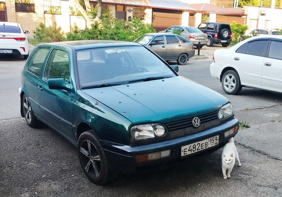 Пермский край, № Е 482 ЕВ 159 — Volkswagen Golf III '91-98