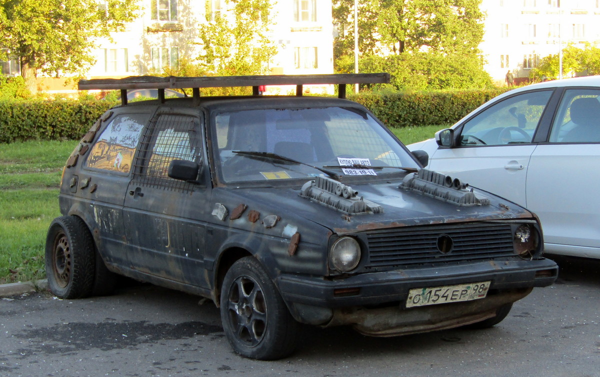 Санкт-Петербург, № О 154 ЕР 98 — Volkswagen Golf (Typ 19) '83-92