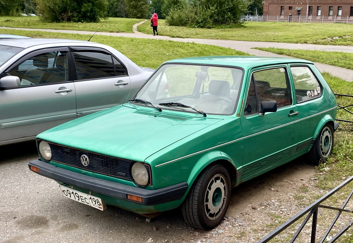 Санкт-Петербург, № О 919 ЕС 198 — Volkswagen Golf (Typ 17) '74-88