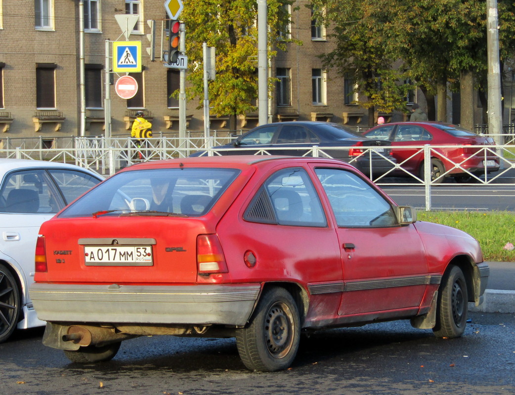 Новгородская область, № А 017 ММ 53 — Opel Kadett (E) '84-95