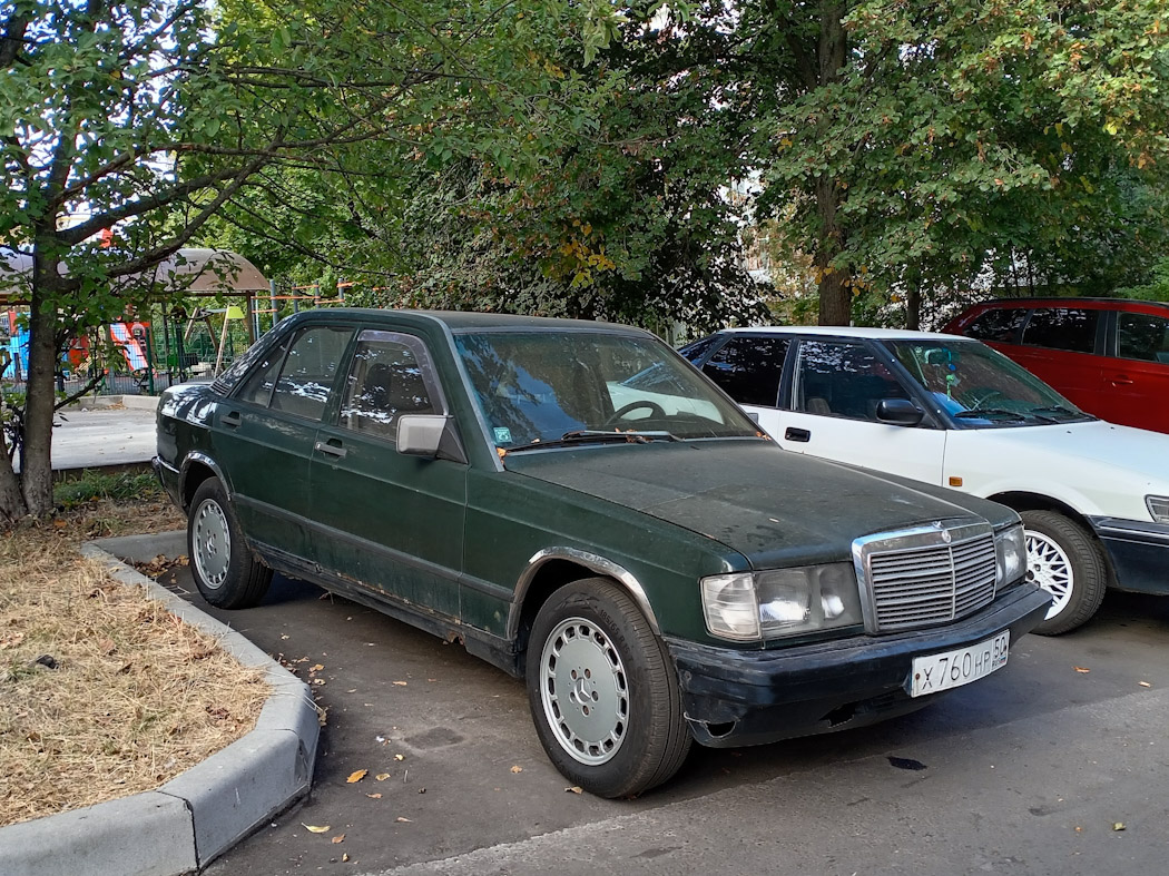 Московская область, № Х 760 НР 50 — Mercedes-Benz 190 (W201) '82-93