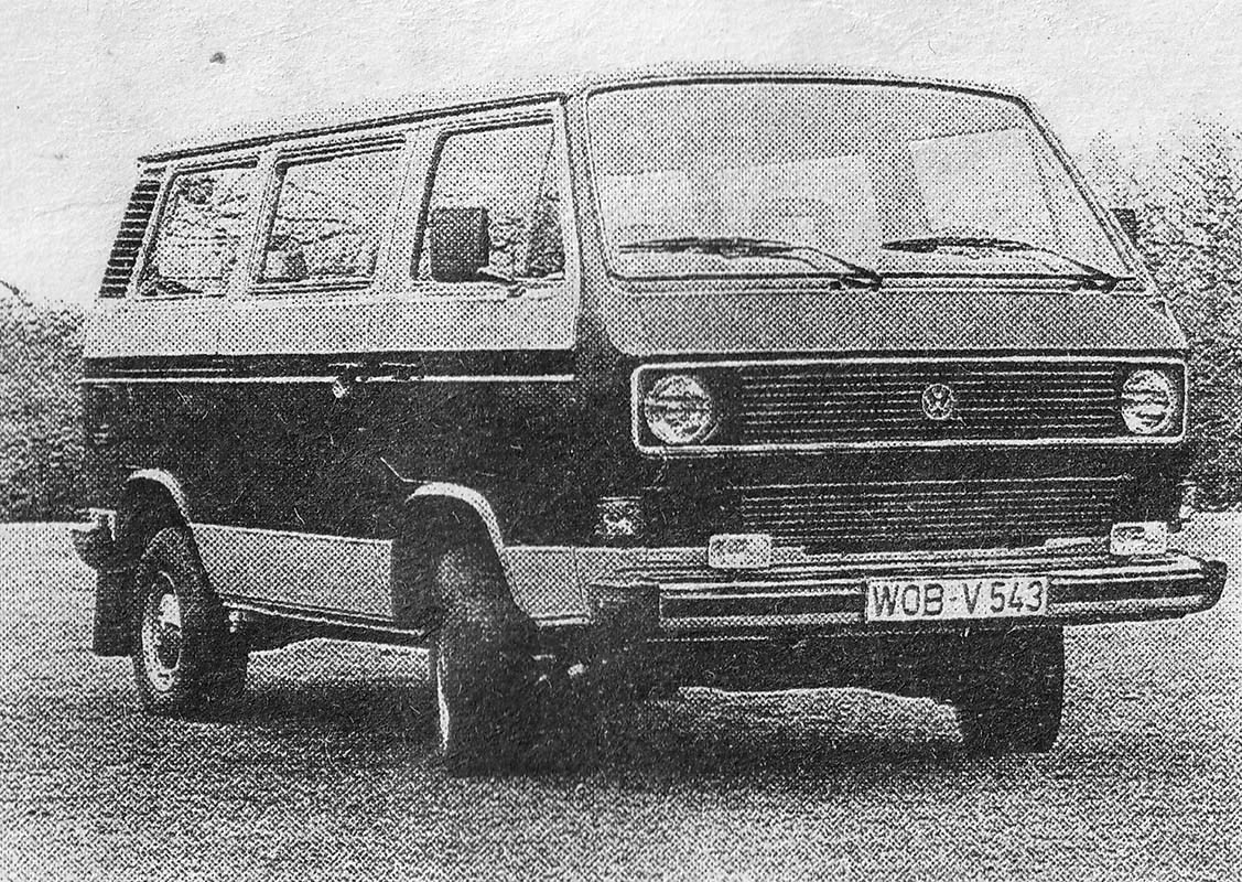 Германия, № WOB-V 543 — Volkswagen Caravelle (T3) '81-92; Германия — Федеративная республика Германия (1949-1990)