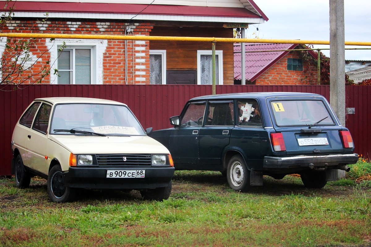 Тамбовская область, № В 909 СЕ 68 — ЗАЗ-1102 Таврия '87-07