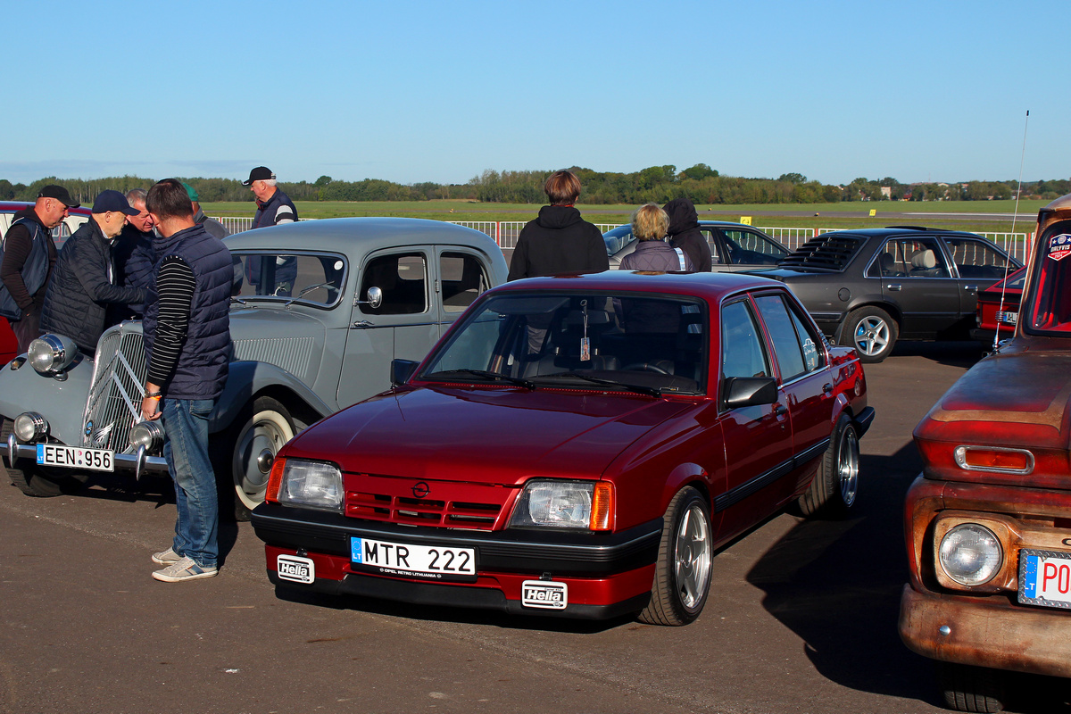 Литва, № MTR 222 — Opel Ascona (C) '81-88; Литва — Retro mugė 2024 ruduo