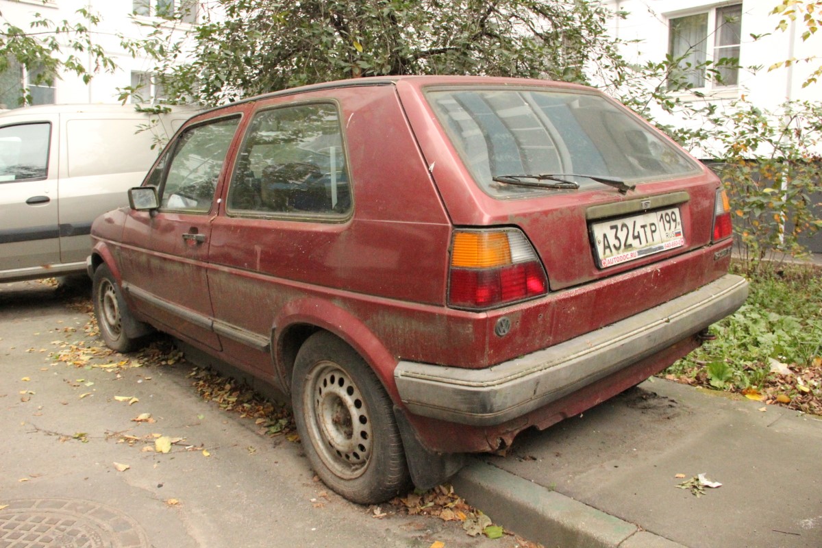 Москва, № А 324 ТР 199 — Volkswagen Golf (Typ 19) '83-92