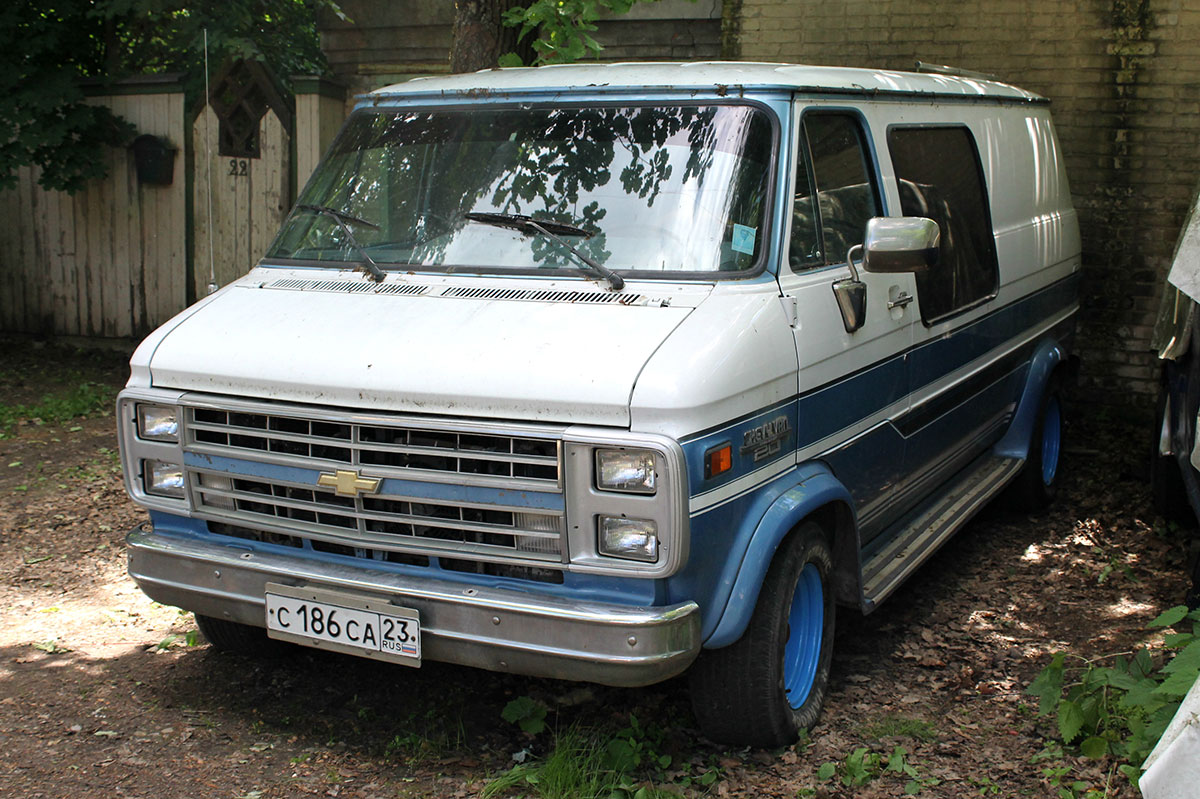 Краснодарский край, № С 186 СА 23 — Chevrolet Van (3G) '71-96