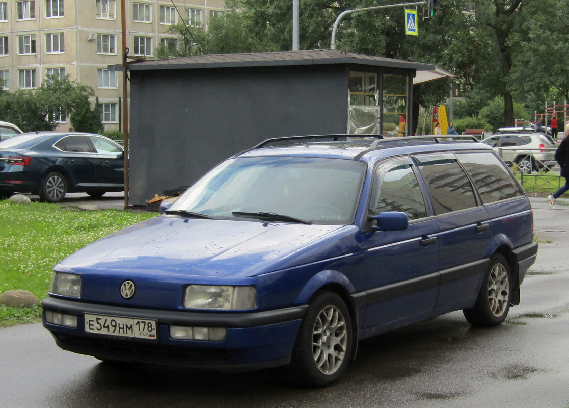 Санкт-Петербург, № Е 549 НМ 178 — Volkswagen Passat (B3) '88-93