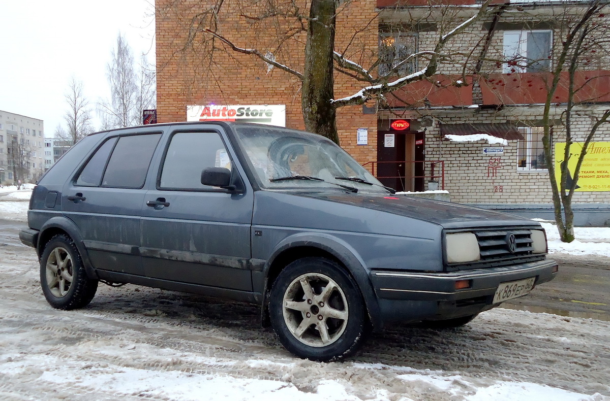 Псковская область, № К 869 ЕР 60 — Volkswagen Golf (Typ 19) '83-92