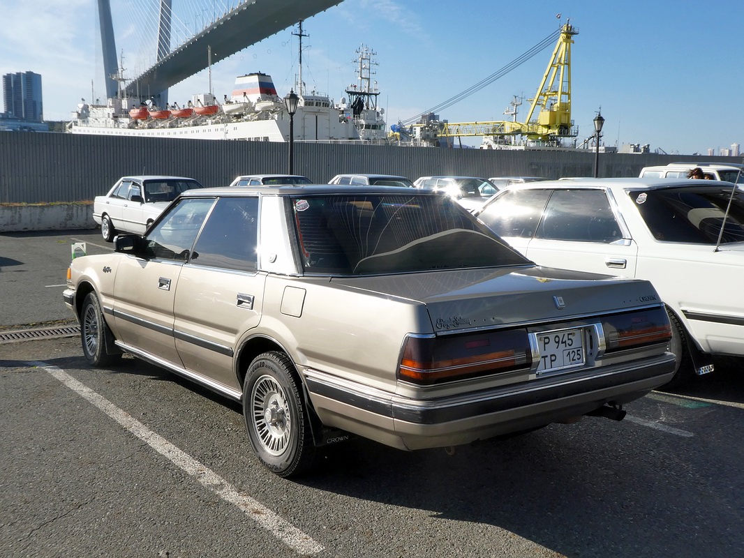 Приморский край, № Р 945 ТР 125 — Toyota Crown (S120) '83-87; Приморский край — Закрытие сезона JDM Oldschool Cars (2024)