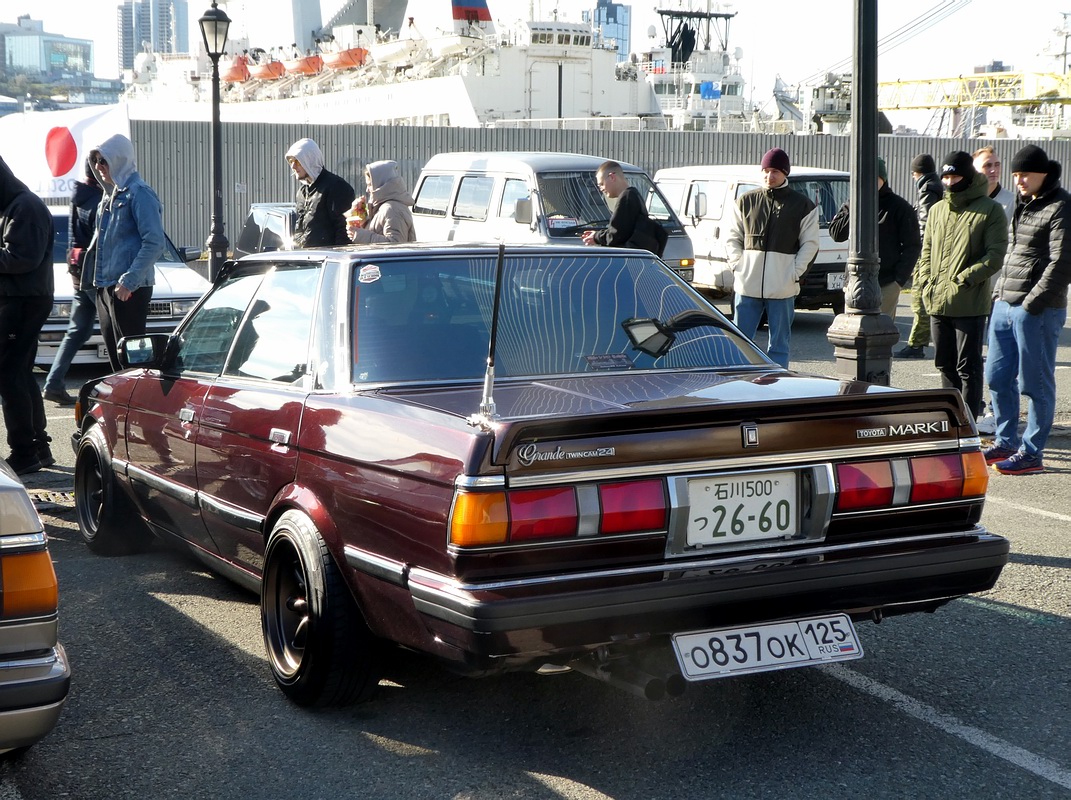 Приморский край, № О 837 ОК 125 — Toyota Mark II (X70) '84-97; Приморский край — Закрытие сезона JDM Oldschool Cars (2024)