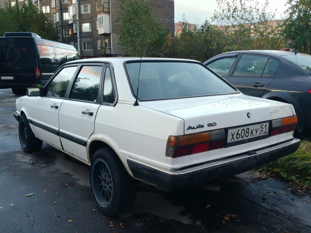 Мурманская область, № Х 608 КУ 51 — Audi 80 (B2) '78-86