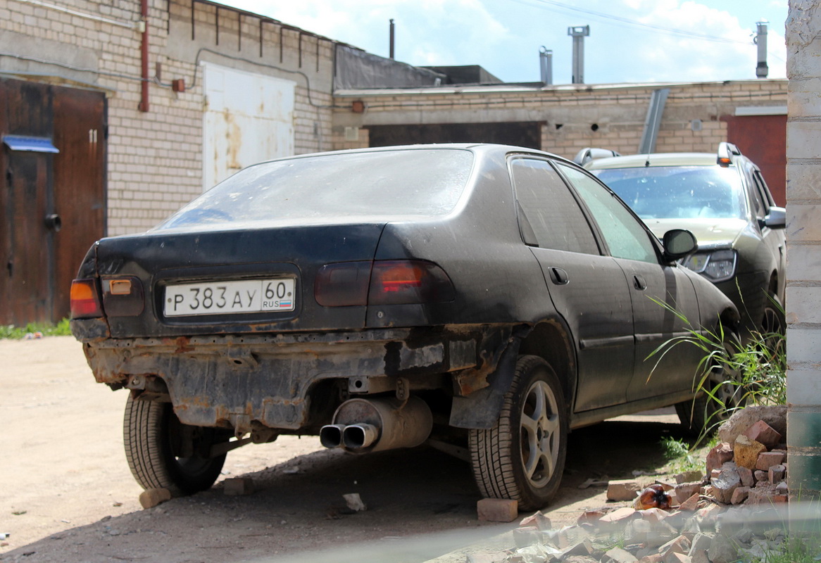 Псковская область, № Р 383 АУ 60 — Honda Civic (5G) '91-95