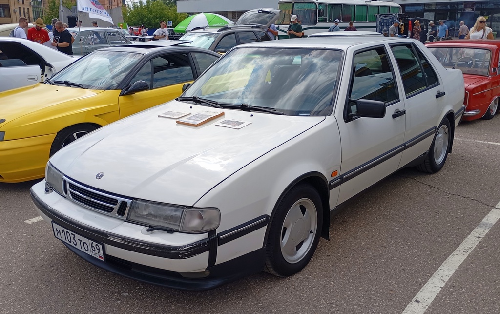 Тверская область, № М 103 ТО 69 — Saab 9000 '84-98; Тверская область — День города Твери 2024 с Ретро-клубом Калинин