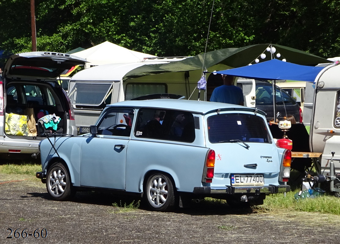 Польша, № EL 77400 — Trabant 1.1 (P601) '89-91; Венгрия — XIII. EMTC Trabant-Wartburg és NDK jármű találkozó