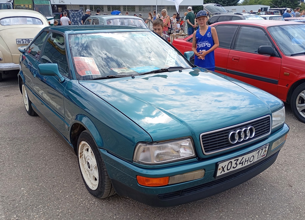 Московская область, № Х 034 НО 177 — Audi Coupe (89,8B) '1988–96; Тверская область — День города Твери 2024 с Ретро-клубом Калинин