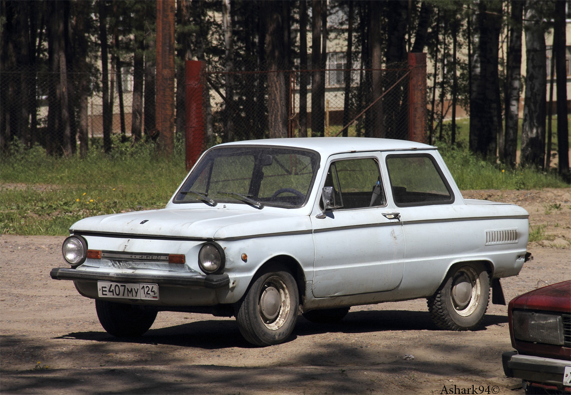 Красноярский край, № Е 407 МУ 124 — ЗАЗ-968М Запорожец '79-94