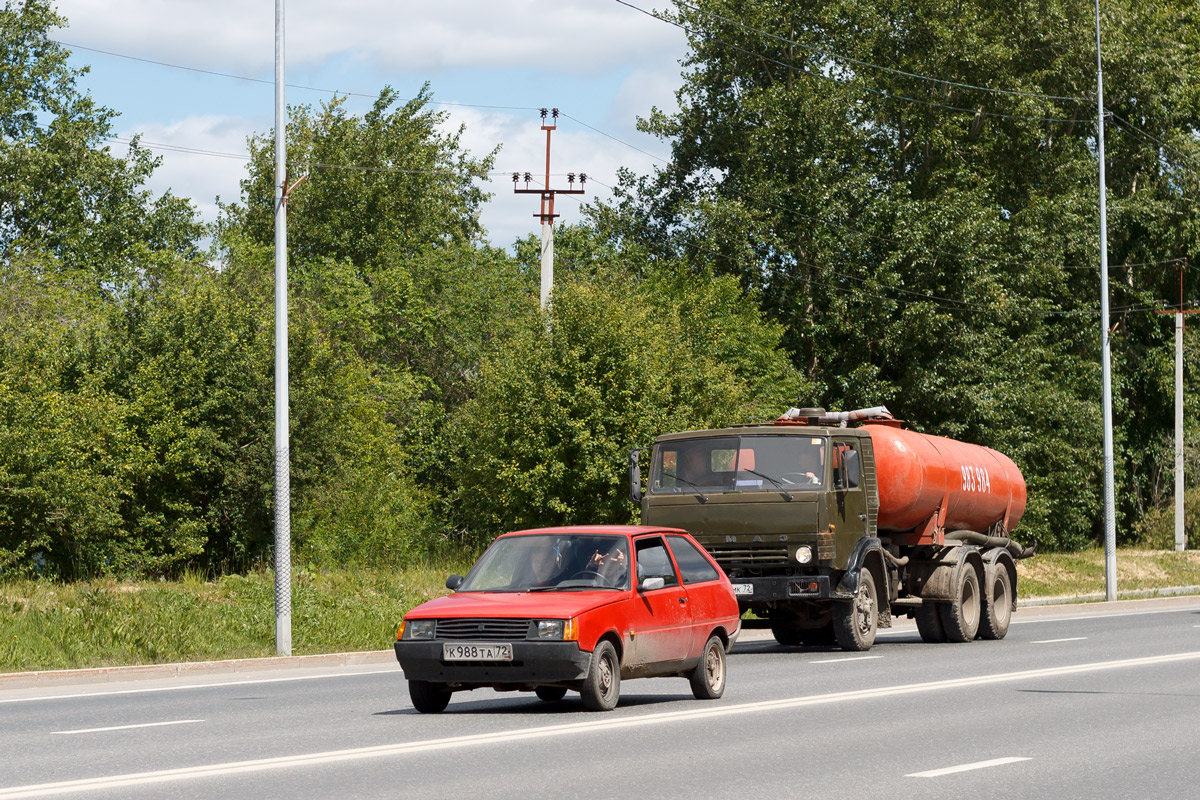 Тюменская область, № К 988 ТА 72 — ЗАЗ-1102 Таврия '87-07