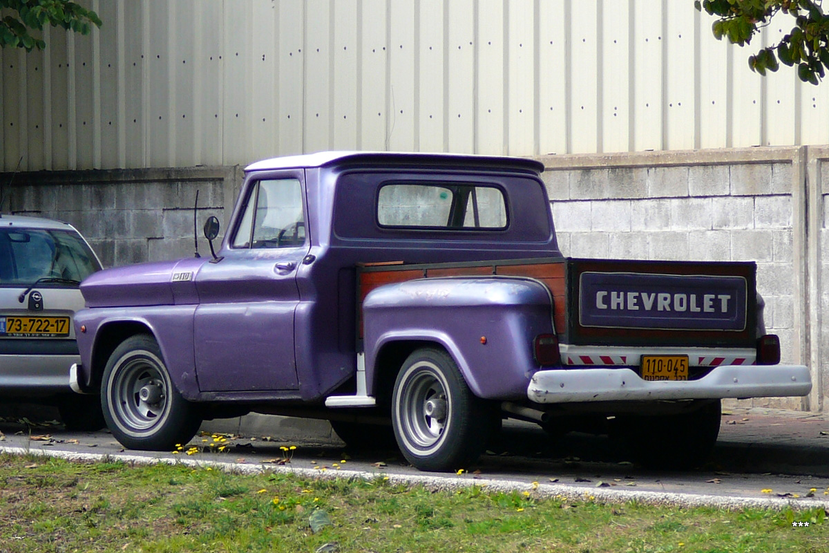 Израиль, № 110-045 — Chevrolet C10 Stepside Pickup '65