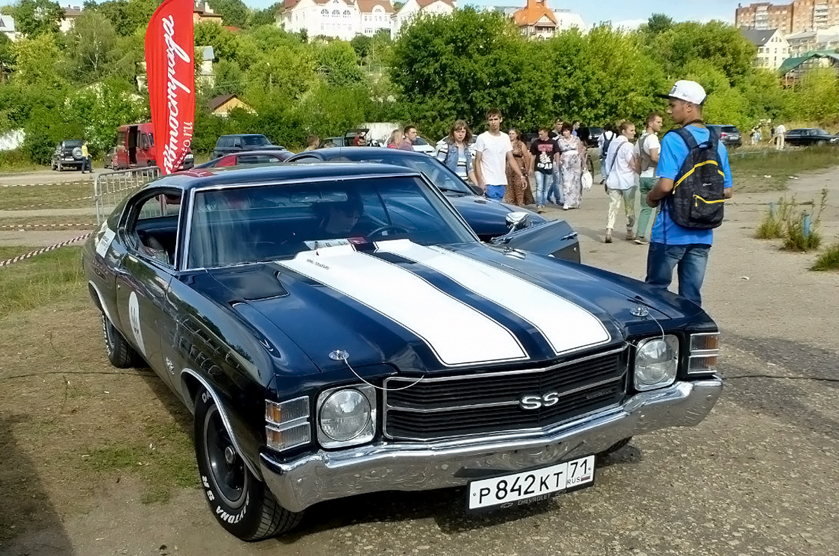 Тульская область, № Р 842 КТ 71 — Chevrolet Chevelle SS (2G) '68-72; Калужская область — Автомобильный фестиваль "Автострада"