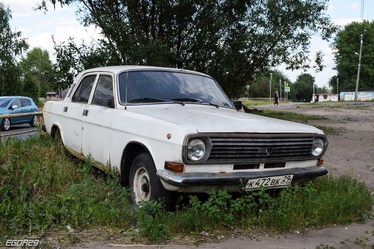 Архангельская область, № К 472 ВК 29 — ГАЗ-24-10 Волга '85-92