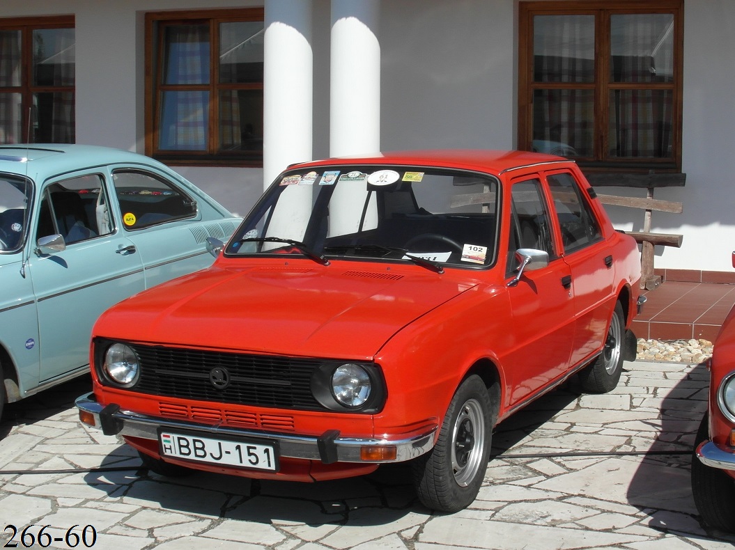 Венгрия, № BBJ-151 — Škoda 105/120/125 '76-90; Венгрия — VII. Nemzetközi Ikarus, Csepel és Veteránjármű Találkozó, Polgár (2014)