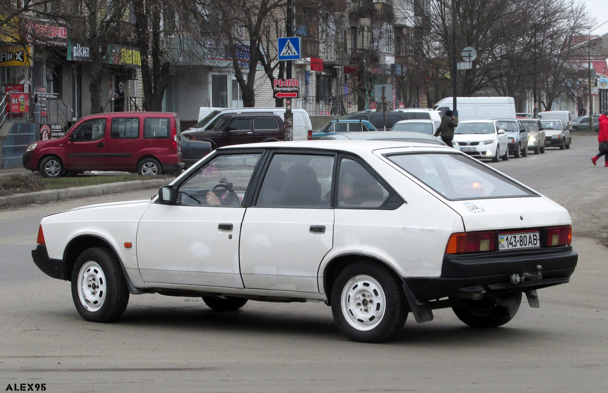 Днепропетровская область, № 143-80 АВ — Москвич-2141 '86-98