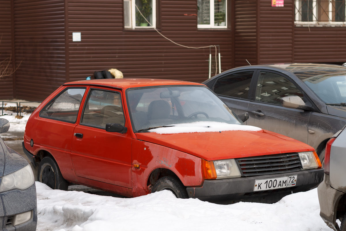 Тюменская область, № К 100 АМ 72 — ЗАЗ-1102 Таврия '87-07