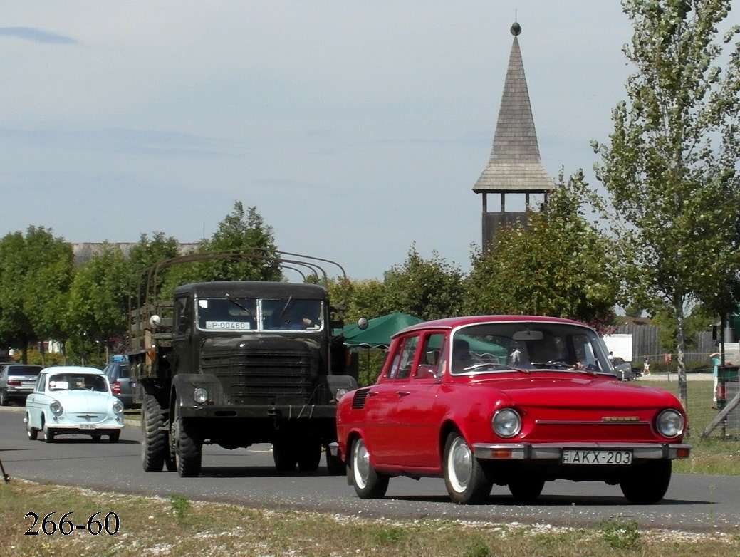 Венгрия, № AKX-203 — Škoda 100/110 '69-77; Венгрия — VII. Nemzetközi Ikarus, Csepel és Veteránjármű Találkozó, Polgár (2014)