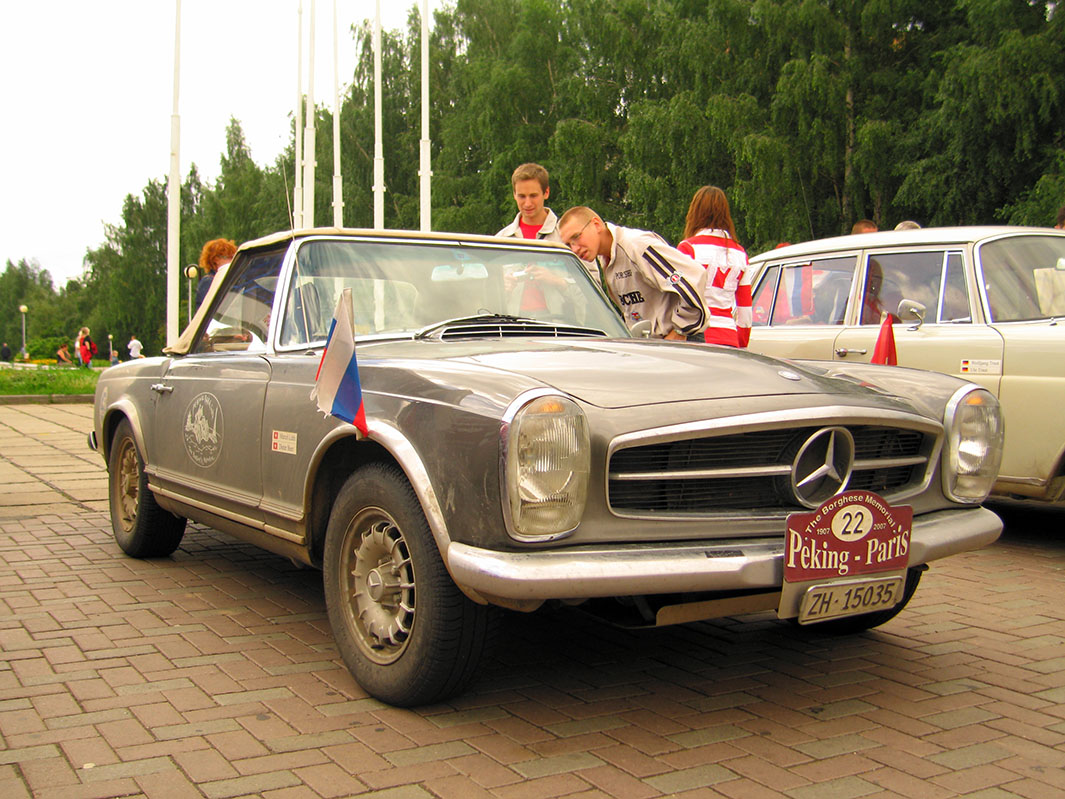 Швейцария, № ZH-15035 — Mercedes-Benz (W113) '63-71; Ралли Пекин — Париж (Удмуртия)