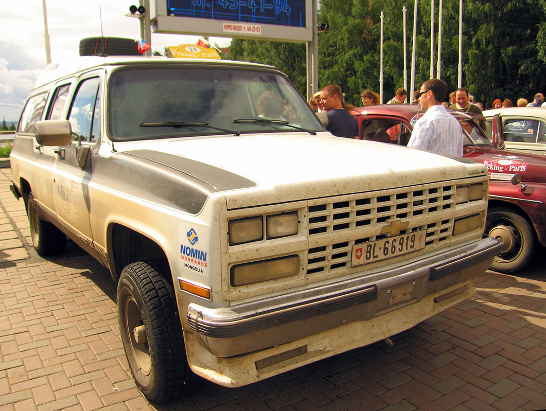Швейцария, № BL 66919 — Chevrolet Suburban (7G) '73-91; Ралли Пекин — Париж (Удмуртия)