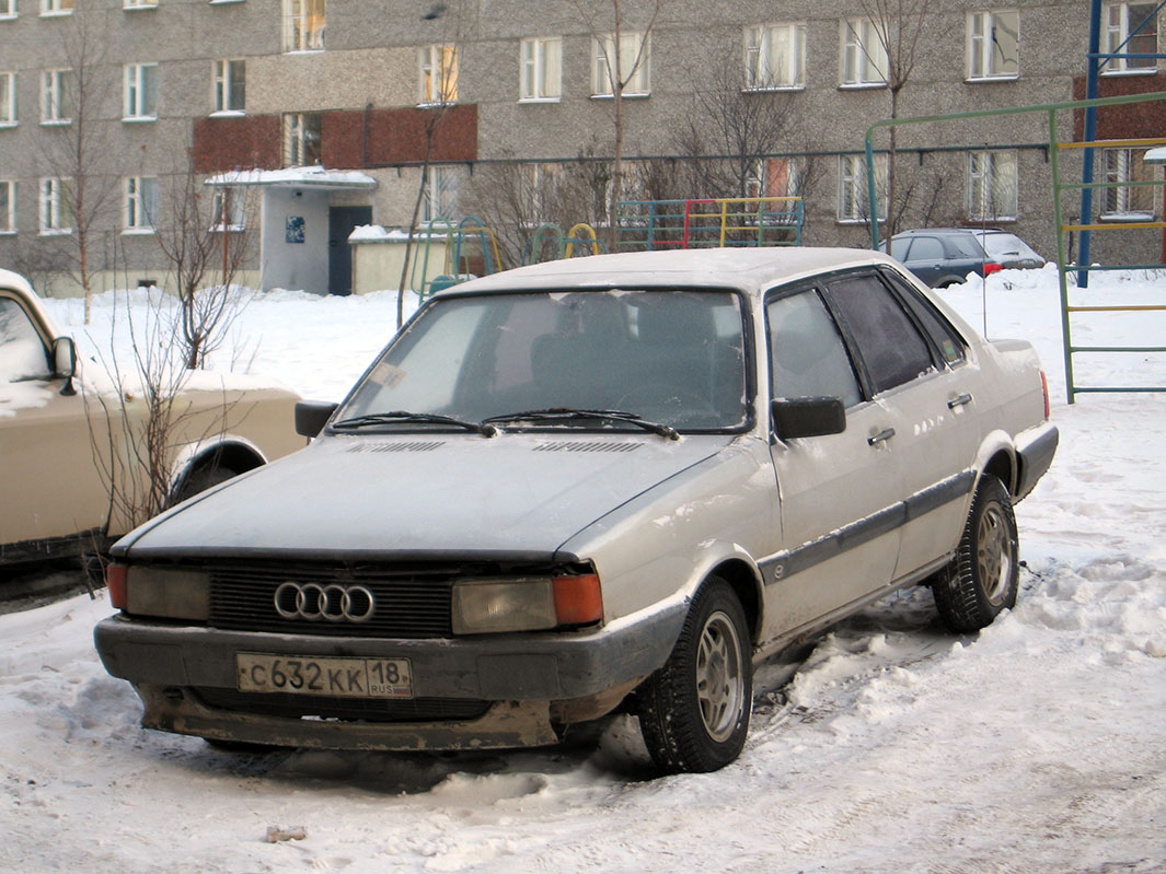Удмуртия, № С 632 КК 18 — Audi 80 (B2) '78-86