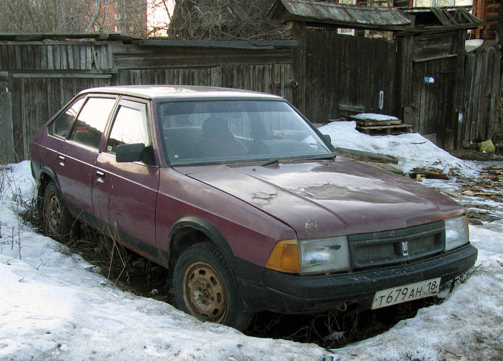 Удмуртия, № Т 679 АН 18 — Москвич-2141 '86-98