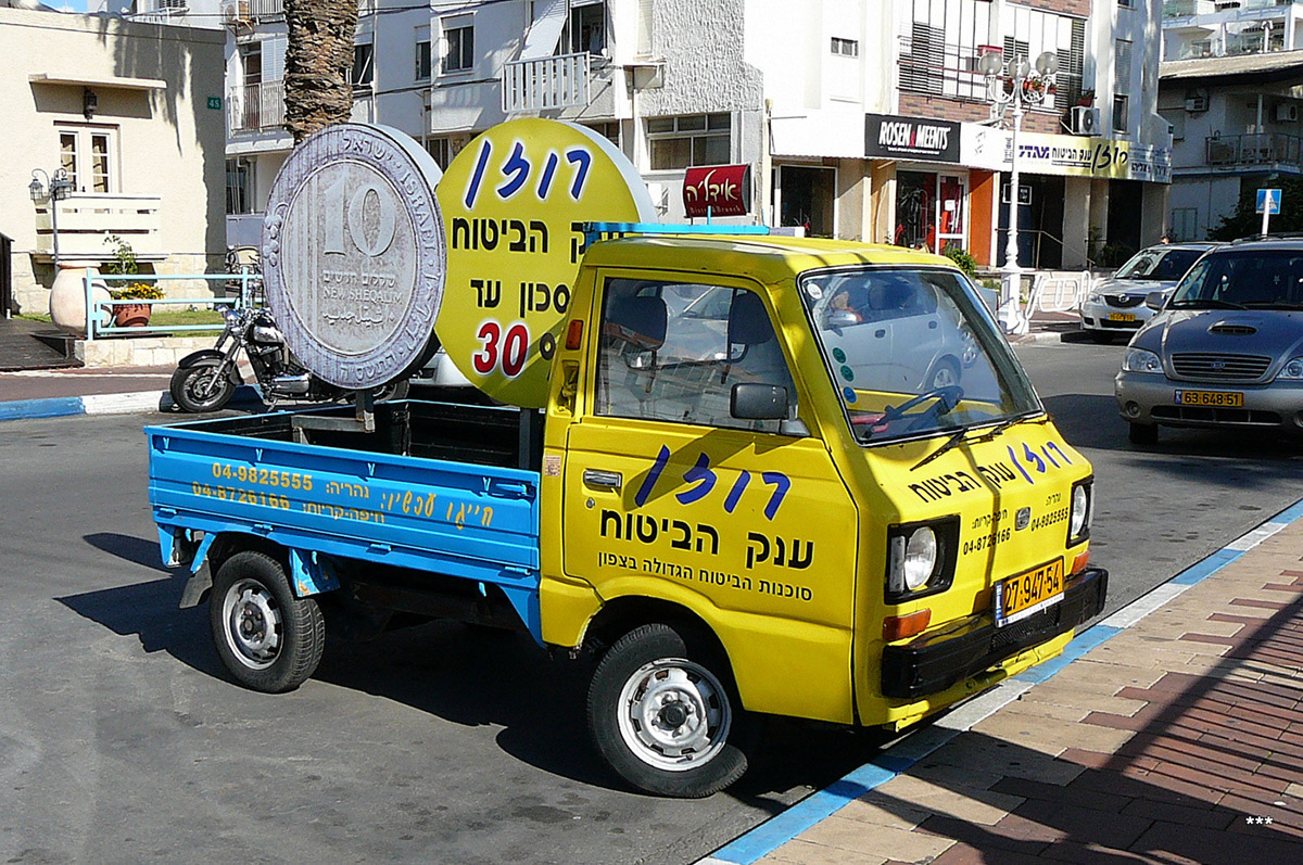 Израиль, № 27-947-54 — Subaru Sambar (4G) '82-90
