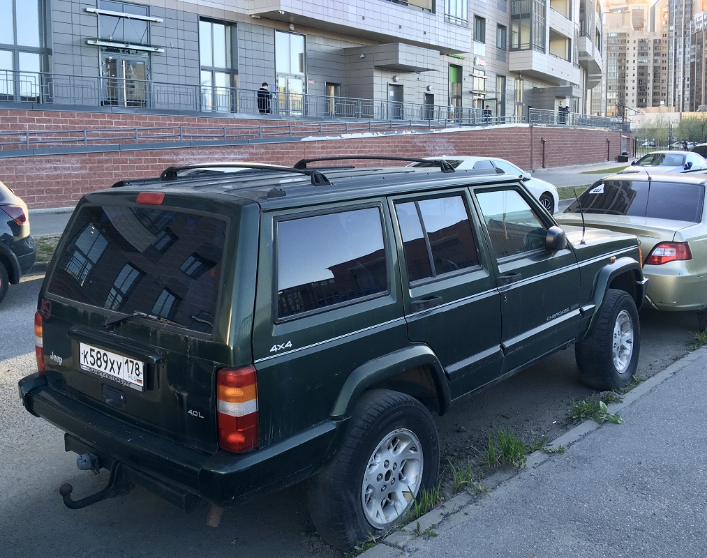 Санкт-Петербург, № К 589 ХУ 178 — Jeep Cherokee (XJ) '84-01