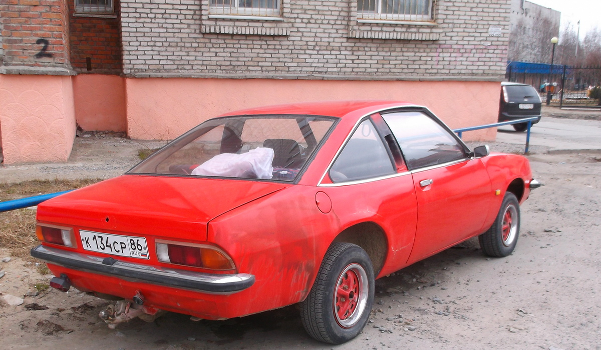 Ханты-Мансийский автоном.округ, № К 134 СР 86 — Opel Manta (B) '75-88