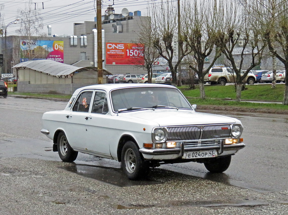 Кировская область, № Е 024 ОР 43 — ГАЗ-24 Волга '68-86