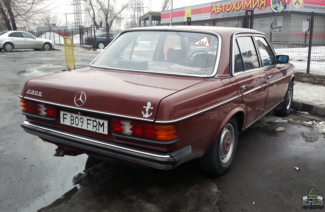 Восточно-Казахстанская область, № F 809 FRM — Mercedes-Benz (W123) '76-86