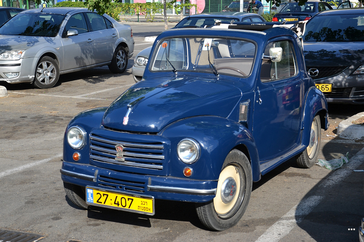 Израиль, № 27-407 — FIAT 500 C Topolino '49-55