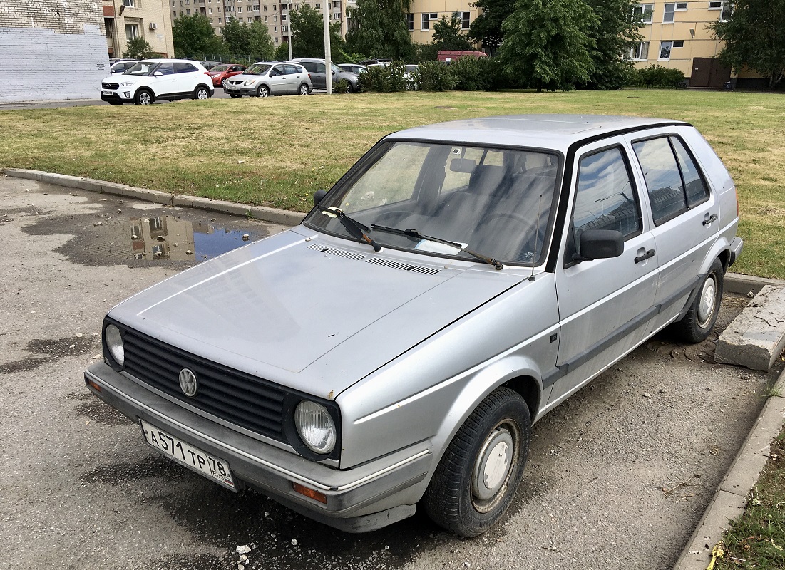 Санкт-Петербург, № А 571 ТР 78 — Volkswagen Golf (Typ 19) '83-92